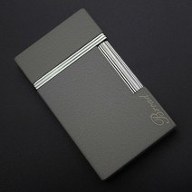라이터제작 전기 부싯돌 터보 플라즈마 레트로클래식 초박형 그라인딩 휠 라이터 레트로 금속 불꽃 부탄, 08 Gray matte