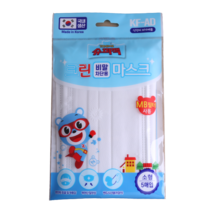 캐리와 친구들 KF-AD 크린 비말차단용 마스크 (소형 5매입) 의약외품 식약처허가 MB필터, 5개