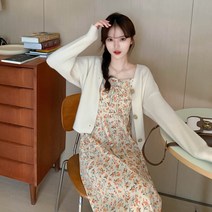 HQINT 여자 가을 원피스 겨울 니트 여자니트원피스 여성 빅사이즈 긴팔원피스 니트원피스 빅사이즈원피스 ZA-84230