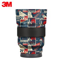 저무리 SEL85F18 렌즈 랩 스킨 카메라 데칼 소니 FE 85mm f/1.8 스티커 안티 스크래치 보호기 커버 필름 케이스, 01 NASA