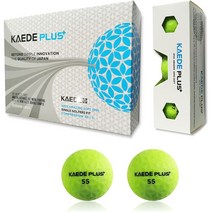 카에데 KAEDE 메이플 녹색 플러스 골프공 디스턴스계 12구 1다스, 상품선택