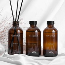 네이처비 디퓨저 실내 방향제 사무실 자동차 200ml+200ml+200ml, 선택1_파인포레스트 200ml_선택2_화이트부케 200