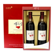 문경 레드인 오미자청 오미자 원액 엑기스 마시는 오미자, 1개, 07. 750ml 2병 세트