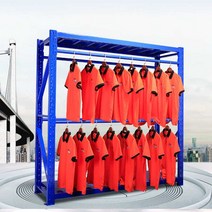 창고 의류 행거 세탁소 앵글 매장용 옷가게 대량 거치, 하얀색150x60x2002겹(보드 1겹)