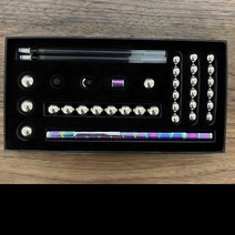 마그네틱 재미있는 볼펜 신기한 메탈 탈부착 선물용, 업그레이드 7색