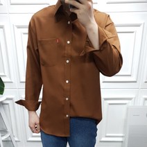 프롬엘 10컬러 남자 링클프리 구김없는 세미오버핏 무지 셔츠 남방 95부터125빅사이즈까지