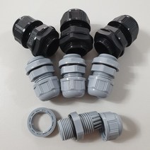 전오전기 케이블그랜드 JOPG PG콘넥타 코드록컨넥터 PG36흑색, 1개