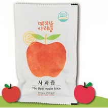 (넉넉한사람들) 국내산 사과즙 100mlx50포, 3개, 100ml*50포