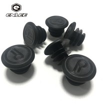 바이크 열선 그립 핸들 10 짝/몫 자전거 그립 핸들 바 엔드 플러그 캡 MTB 플라스틱 확장 잠금 블록 커버, 01 Black