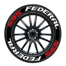 PIRELLI PZERO 3D 자동차 휠 스티커 튜닝 범용 고무 결합 레터링 도요타 혼다 BMW 벤츠 아우디, 06 SET-C(for 1 tire)