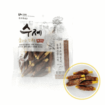 수제 올리고 펫푸드 국내산 무첨가 강아지 수제간식, 1개, 황태순살스틱 오리고기말이 130g