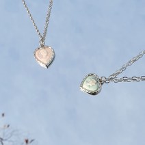 조이준 써지컬스틸 르네상스 하트 까메오 목걸이