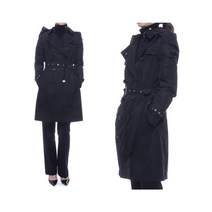 21SS 여성 켄싱턴 태피터 트렌치코트 (8033520_BLACK_21S)