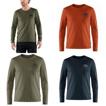 피엘라벤 포에버 네이처 뱃지 긴팔 티셔츠