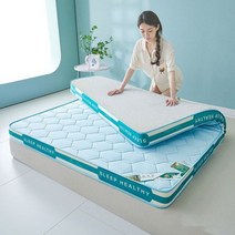 에어매트 자충매트 캠핑 라텍스 메모리 스펀지 매트리스 천연 가정용 렌탈 학생 상단 및 하단 벙크 쿠션 다다미 통기성