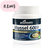 홍박스 굿헬스 뉴질랜드 초록홍합 6000 300캡슐 녹색 그린 푸른 초록잎 초록입 홍합 구매대행, 1개, 300개