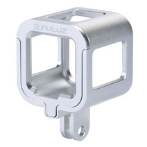 고프로호환하우징 방수케이스Gopro Hero 4 세션용 알루미늄 합금 보호 케이스 goPro S 액션 카메라 용 금, 04 Silver
