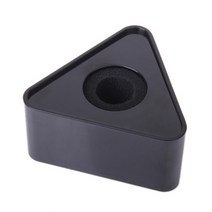 전자악기 기타용품 전자오르간 삼각형 ABS 마이크 인터뷰 큐브 플래그 스테이션 검정색, 한개옵션0