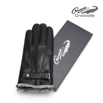 크로커다일 남성용 가죽 스마트폰 터치장갑 CR-M1907
