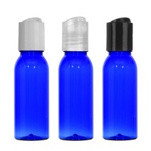 프레스캡 30ml 50ml 60ml 75ml 80ml 100ml 똑딱이캡 공병 화장품, 30ml(L) 청색 투명캡