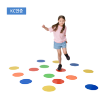 키더스 유아체육교구 무지개 원형 마커