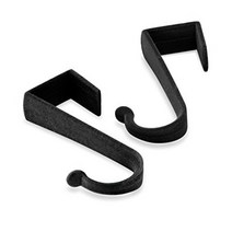 Whitmor Flocked Over The Door Hooks S/2, 1