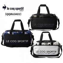 르꼬끄 골프 프린트 스퀘어형 보스턴 백 QQBUJA01 남성 남자 신발주머니 le coq sportif GOLF 2022 227611, 주문 【재고 결품 중의 경우 있, 블랙(BK00)