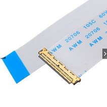0.5mm 40Pin A형 100mm~400mm I-pex EDP 스크린라인 드라이브 소프트 케이블, 400mm