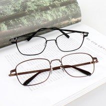 더브릴레 국산 남자 여자 사각 다각 나사없는 스틸 블루라이트 전자파 안경
