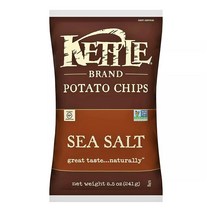 [미국직배송]케틀 브랜드 씨 쏠트 포테이토 칩 Kettle Sea Salt Potato Chips, 241g
