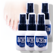 후레시 푸조메 뿌리는 발 각질 무좀 스프레이 약 40ml, 푸조메 40ml 5개, 5개