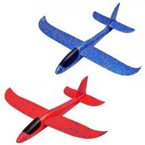 [제이제이오피스] 에어글라이더 나혼자산다 비행기 리턴 360도 비닐포 야외완구, 색상랜덤