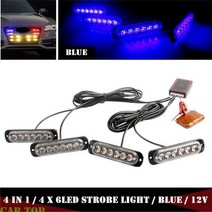 중장비 안전등 경고등 사고방지 Led 스트로브 무선 앰버 조명 스코프 라이트 자동차 12 v 트레일러 트럭 다, 08 CA418-B