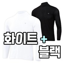 늑대와여우 (1+1)원플러스원 봄 여름작업복티 냉감 쿨 쿨론 티셔츠