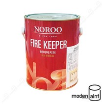 노루페인트 화이어키퍼 4L 유성 방염 페인트, 무광 투명, 4000ml, 1개