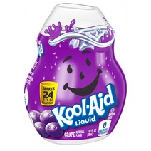 Kool-Aid Grape Drink Mix 쿨에이드 슈가프리 포도 주스 리퀴드 믹스 40ml 3통 (237ml 72잔)