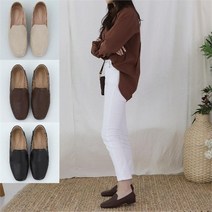 간지나는 슈즈 간지나는 슈즈 부드러운 바디라인 스퀘어 라인 로퍼 단화 (6425513)