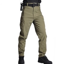 전술 군사 특수 부대 유니폼 상의 하의 shark skin shell military jacket pants 군복 camo 사냥 복장 슈트 군복 하이킹 자켓 방수, 육군 녹색 바지, 70-80kg의 경우
