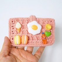 지구뿌셔 코바늘 카드지갑 쓸모있는선물 데코덴 신박한 여사친 10대친구 생일선물