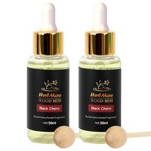 허브모아 우드미니 차량용 디퓨저 50ml 리필, 블랙체리, 2개