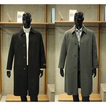 트루젠 22FW 울캐시미어 오버핏 핸드메이드 발마칸 코트 CW0MCL210