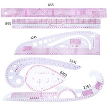 재단자 6종 그레이딩자 곡자 커브자 69자 암홀자, 3250-그레이딩 직선커브자