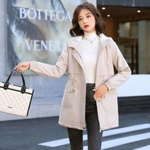 면 패딩 후드 윈드브레이커 파카 두 가을 겨울
