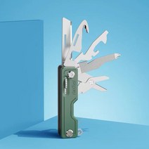NEXTOOL 넥스 툴 10inONE 멀티툴 캠핑 서바이벌 필수 다용도 미니 포켓 나이프 [by HARDWORKER}, 그린(올리브)