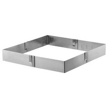 이케아 토르트바크 베이킹트레이 조절식 사각형 16.5-30x16.5-30x5cm 스테인리스, 없음