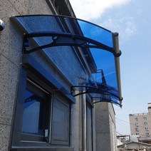 캐노픽스 550x1200 국산제품 렉산폴리카보네이트 현관 창문 비가림 차양, 그린, 그레이, 은백색(기본색상)