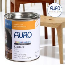 AURO No.518 아우로 투명 래커 2.5L_무광 바니시 코팅, 단품