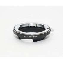 일본직발송 2. KFCONCEPT KF 라이카 M 익스텐션 튜브 8MM 매크로 촬영 마운트 어댑터 렌즈 크로스 부착 M-, One Size, One Color