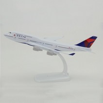 20cm 1:300 스케일 a320 a330 a350 a350 b747 b787 항공기 비행기 합금 모형, 델타 747