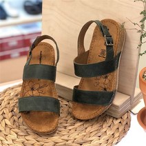 허시파피 NC09 여성 캐주얼 코르크 통굽 샌들 fm201-3